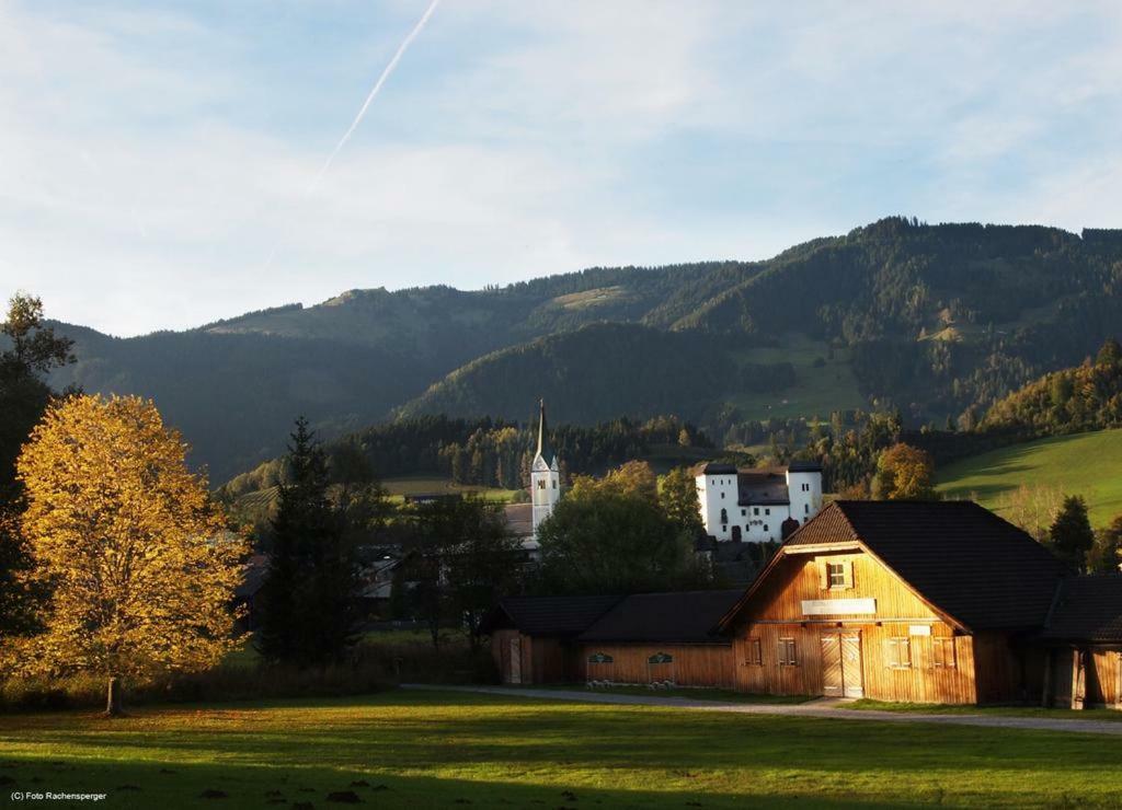 Biobergbauernhof Bergzeit Apartment In Гольдег Экстерьер фото